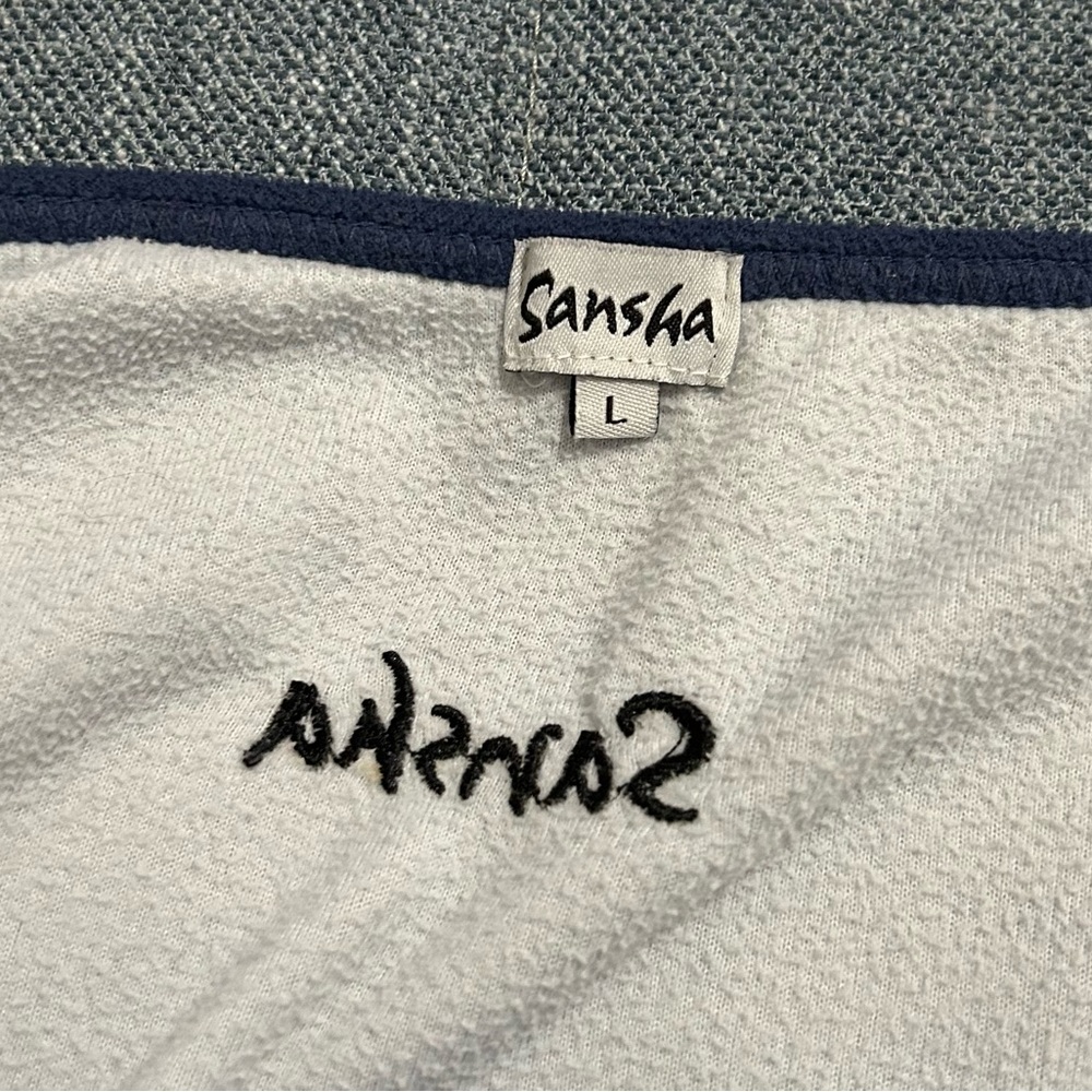 Sansha Blue Jumpsuit coverup - Picture 2 of 3